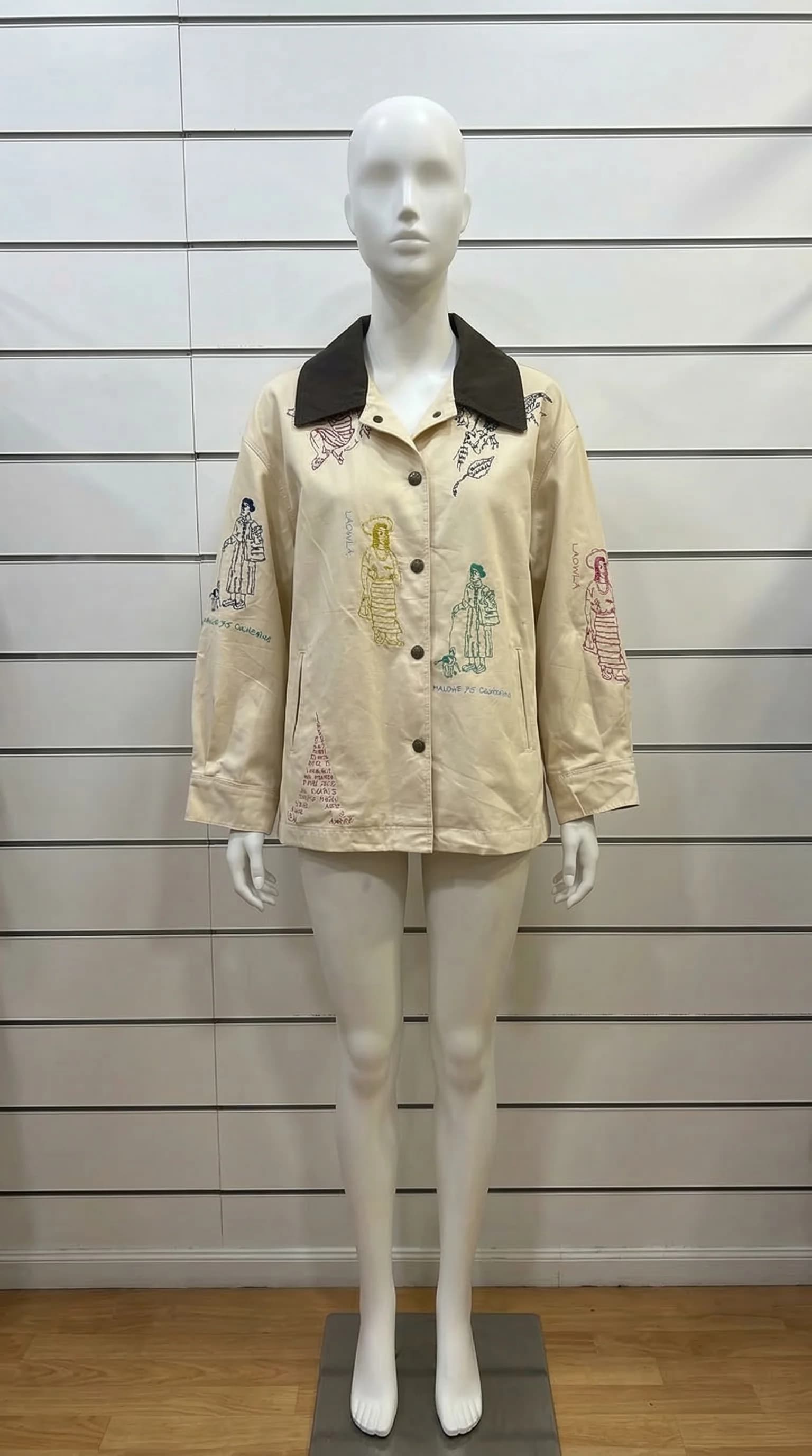 Chaqueta bordada artística - Unicca Moda